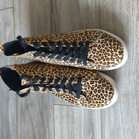 Matisse Cow Hair High Tops - Picture 1 of 6